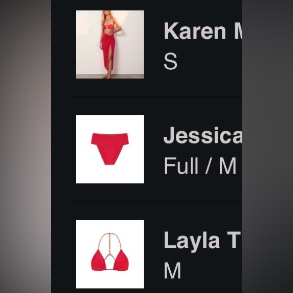 Vix Paula Hermanny Other - Vix red bikini and sarong NWT